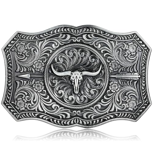 Ynlonghornb Belt Buckle Long Horn