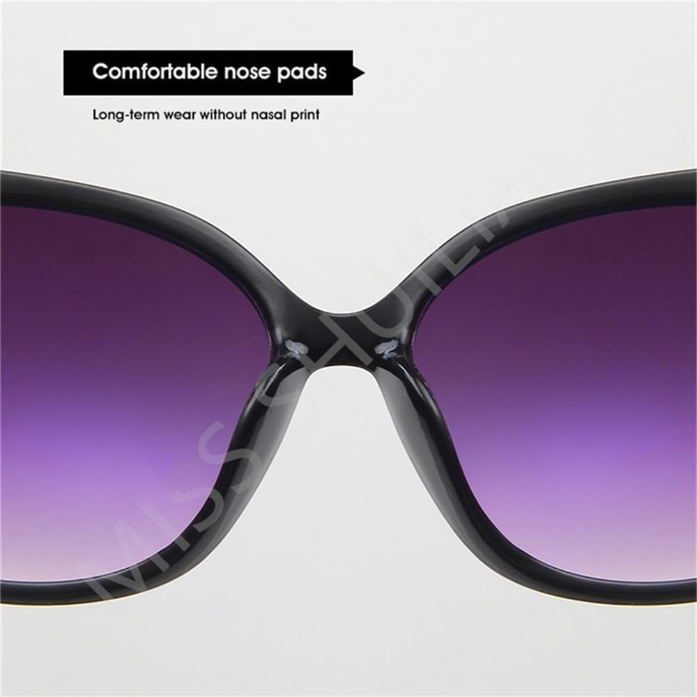 Oversize Women Sunglasses Vintage Waterdrop Crystal Leg Decorate UV400 Eyewear Travel