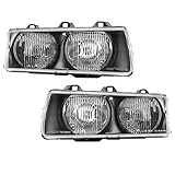 Headlights Headlamps Left & Right Pair Set of 2 for 92-99 BMW E36 3 Series