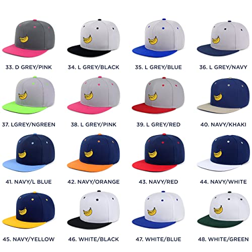 JPAK Banana Fruit Hip-Hop Snapback Hat miniatura 6