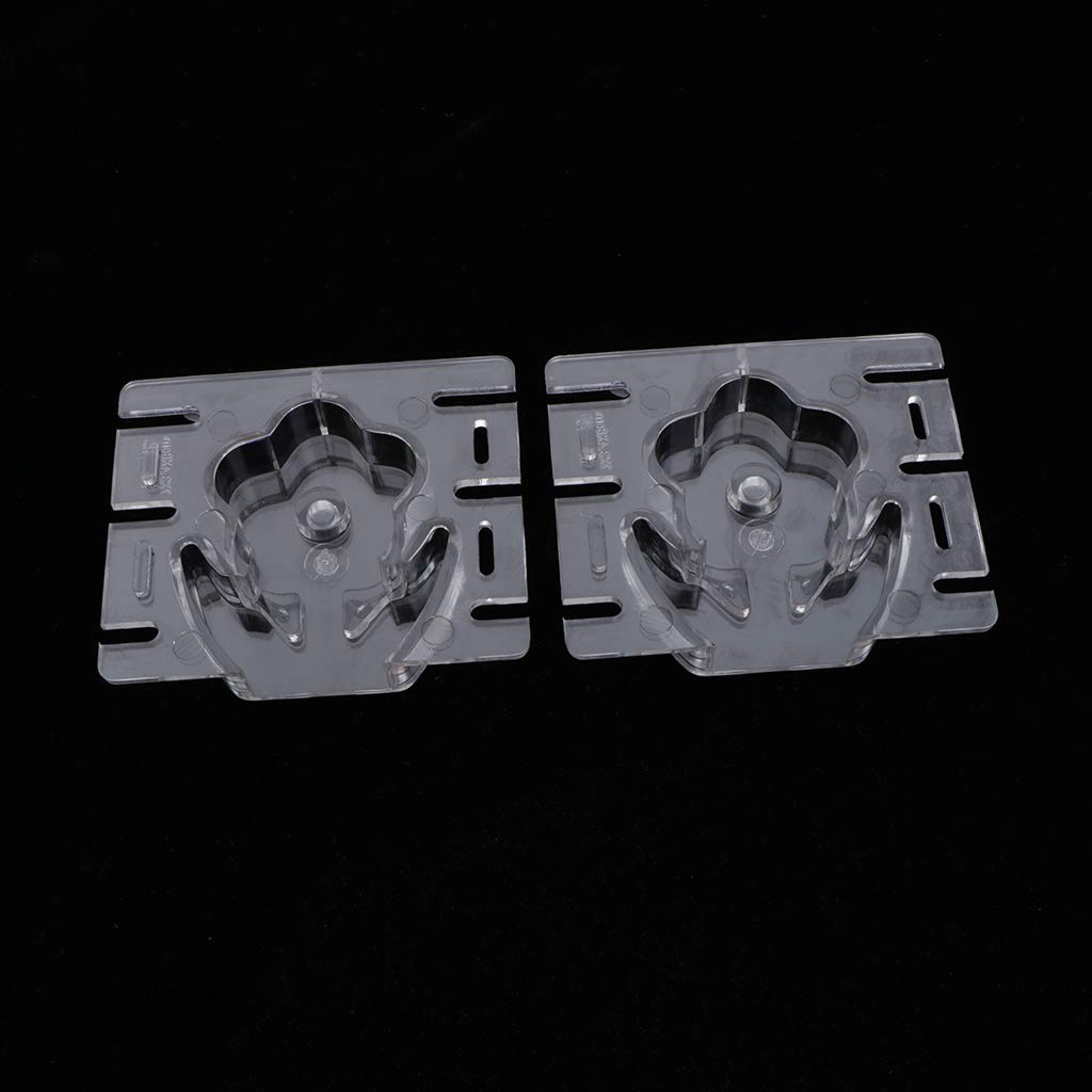 5 zestawów plastikowych form do świec w kształcie kwiatów, do samodzielnego wykonania świec, rzemiosła, 7 x 3,4 x 8 cm