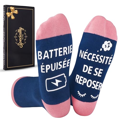 Merclix Chaussettes Rigolotes Femme 39 42 Idee Cadeau Femme...