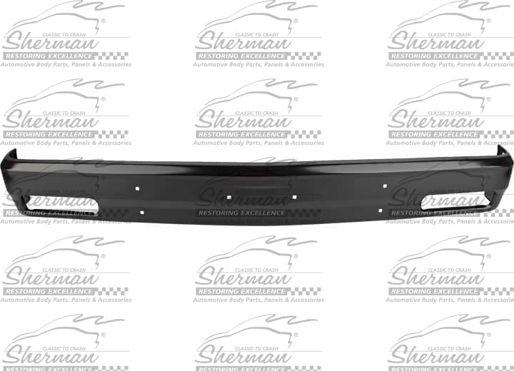 Sherman Replacement Part Compatible with Chevrolet GMC Front Bumper Face Bar (Partslink Number GM1002138)