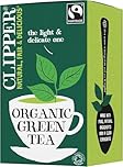 Clipper Organic Pure Green Tea Bags, Box of 40 Teabags | Uplifting Antioxidant-Rich Daily Wellness | Unbleached & Biodegradable
