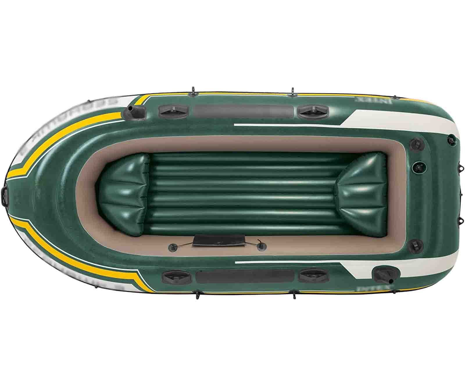 FJAUOQ Bateau Gonflable en PVC Matelas pneumatique pour Bateau Marin Gonflable Heavy Duty Person Gonflable Radeau Dinghy Bateau de pêche pour Sports Nautiques Support jusqu'à 200 kg