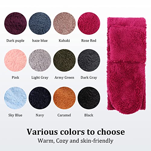 Image of JANGANNSA Fleece Kids Scarf - Warm Winter & Autumn Neck Warmer for Boys & Girls 1-6Y