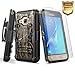 Galaxy Express 3 Case, Galaxy Luna Case, Galaxy Amp 2 / J1 2016 Case, NageBee [Heavy Duty] Armor Shock Proof Dual Layer [Swivel Belt Clip] Holster with [Kickstand] Combo Rugged Case - Camouflage