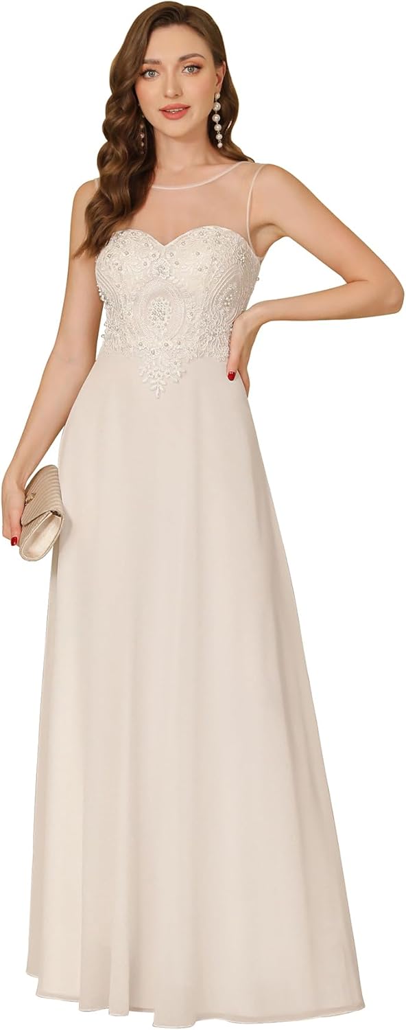 Babyonline Lace Chiffon Formal Wedding Guest Dress Kuwait Ubuy