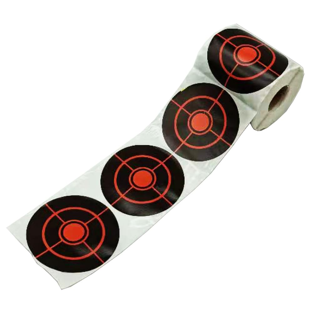 Freedom Gun Targets 25 Pack Paper Rifle Sighting Shooting Targets, Gun Ranges, Rifles, Handguns, Pistol, Fluorescent Orange Sighting Target (23x35in)