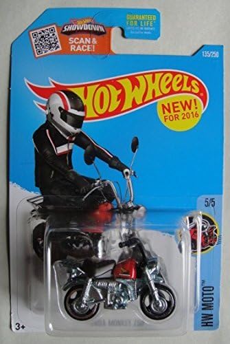 Hot Wheels HW Moto 552016Honda overol Z50135250Showdown Scan y Race Tarjeta