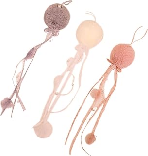 Yardenfun 3 Peças De Pingente De Bola De Pelúcia De Natal Enfeites De Pelúcia Enfeites De Natividade Enfeites De Boneca De Natal Enfeite De Boneca De Pelúcia Decoração De Boneca De Natal