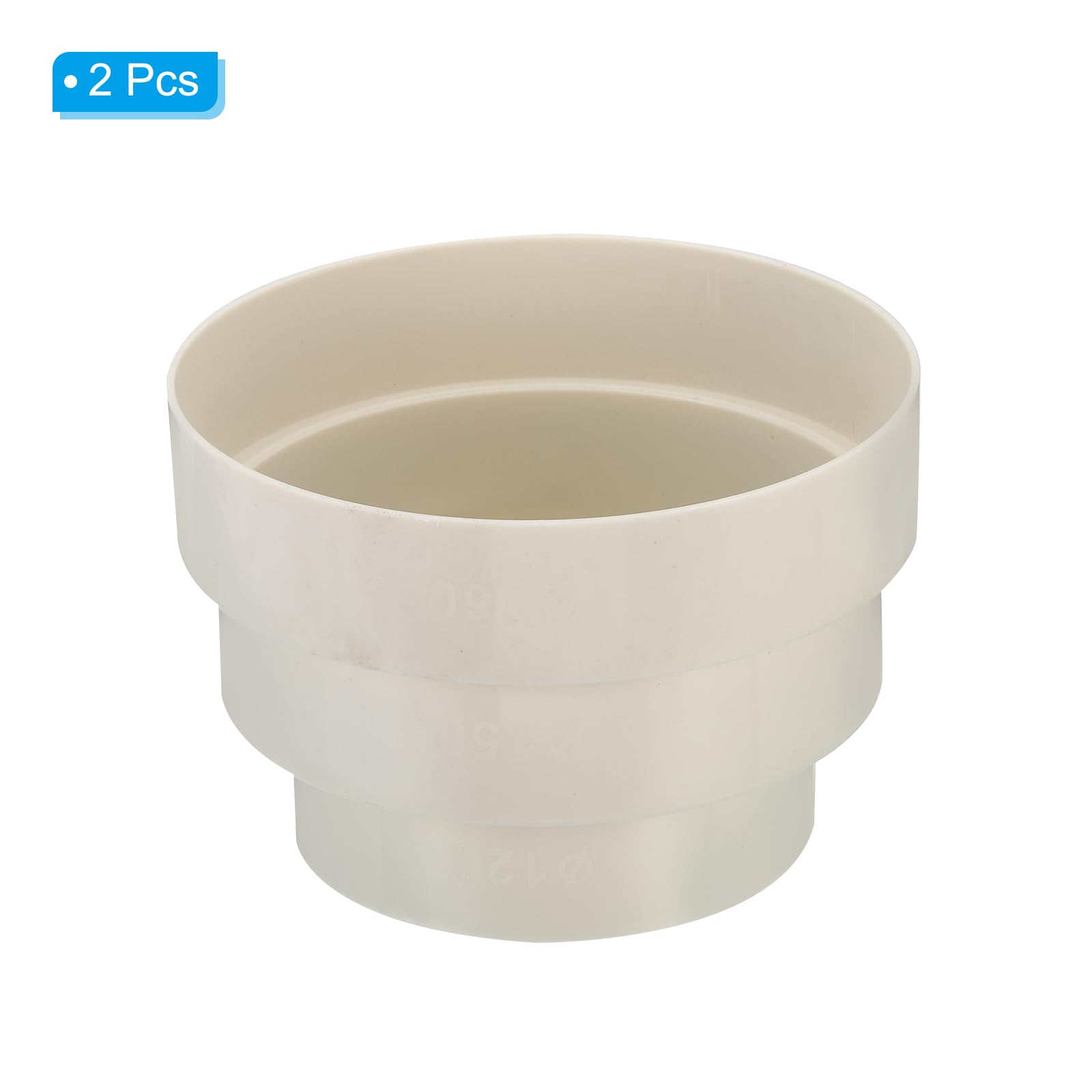 PATIKIL 6.5" to 6" to 4.6" Duct Reducer - Image 3