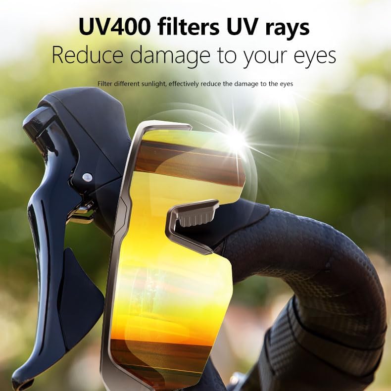 Smart Bluetooth Glasses for Men & Women, Polarized Sunglasses with Open Ear Bluetooth Speaker & Built-in Mic, UV Protection Sports Glasses for Cycling, Running, Outdoor Activities - Image 5