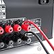 deleyCON 25m Lautsprecherkabel 2x 1,5mm² Boxenkabel CCA Kupferüberzogenes Aluminium 2x48x0,20mm Litze Polaritätskennzeichnung - Rot/Schwarz