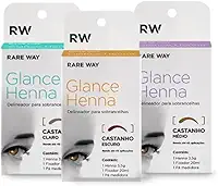 RARE WAY KIT HENNA DELINEADOR INDIANA SOBRANCELHAS GLANCE 3 UN