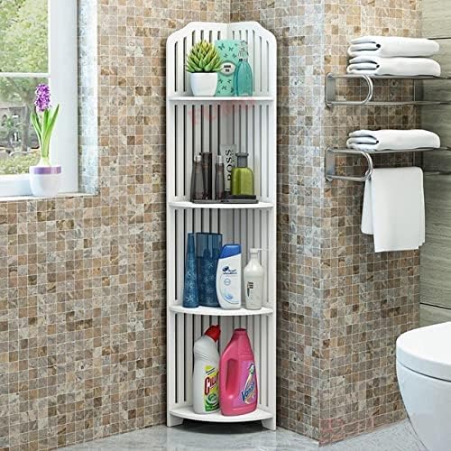 SS ARTS Wpc Waterproof Bathroom Storage Cabinet, Bathroom Corner Stand ...