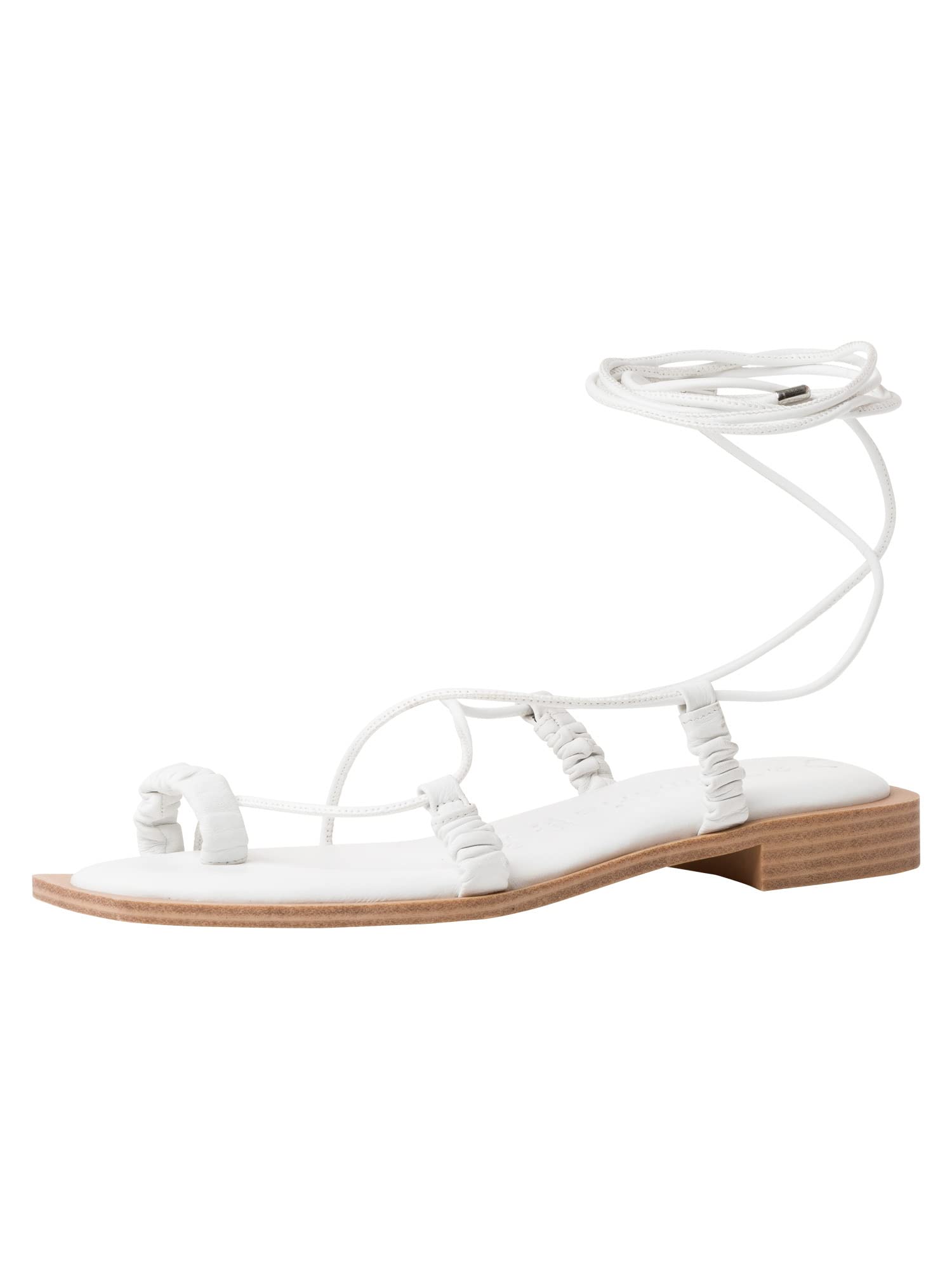 Tamaris Damen Damen 1-1-28105-28 100 39, Flat Sandal, White,