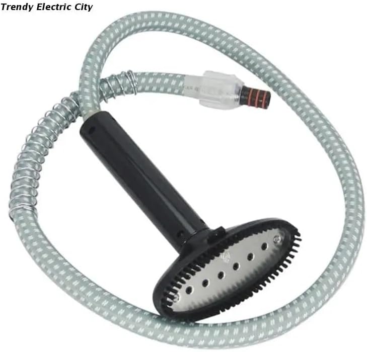 PVC Garment Steamer Guide Hose with Brush Spray Steam Pipe for Garment Steamer Replacement Parts Length 1.6m