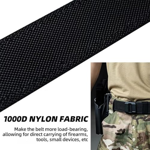 Gogodusk EDC Nylon Ratchet Belt Men′s Adjustable Sports Woven Waist Belt with Automatic Slide Buckle Quick Release2