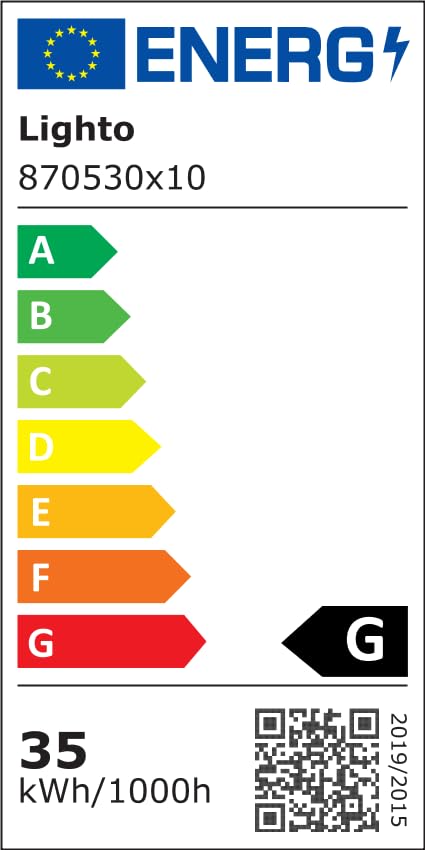 Lighto Halogen Spot | GU10 Dimmbar | 35W 50mm - 10 Stück