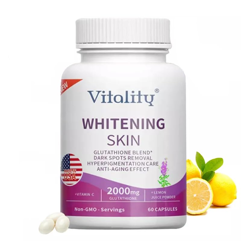 Glutathion 2000 mg Softgels, anti-âge, antioxydant fort, élimination des taches sombres