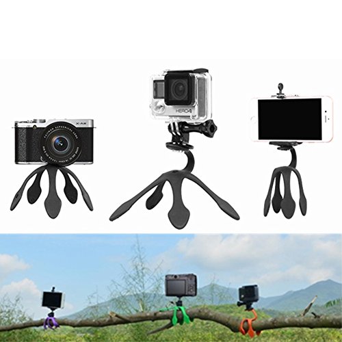 Handy Stativ Flexibles Kamer Stativ Krake Handystativ für IPhone Sumsung und Andere Android-Smartphone Gopro Kamera…