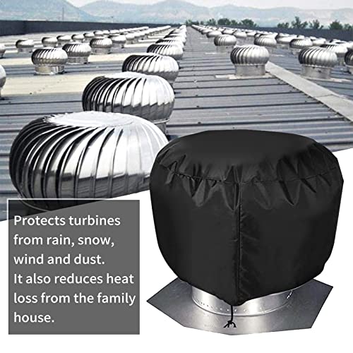 image for Turbine Roof Vent Cover House - Nopwer Roof Turbine Hoods Shield Canva