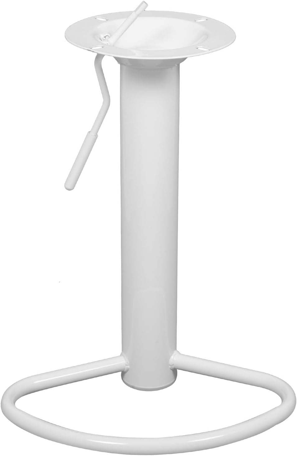 Bar Stool Replacement Swivel Post - Swivel Chair Base with Lifting Cylinder and Footrest Bracket for Home Bars, Kitchen Islands, and Celebrations Black