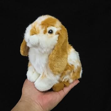 IMAGE 01 Rabbit Mini Plush, Small, Life-like, Cute, Fluffy, Chewy, Animal, Realistic, Relaxing, Cute, 7.9 inches 20 cm, Body Pillow, Present, Anniversary, Gift,