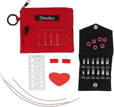 ChiaoGoo Twist Shorties Set, 2" & 3" 5 & 8 cm [M] | US 0-3 2 - 3.25 mm