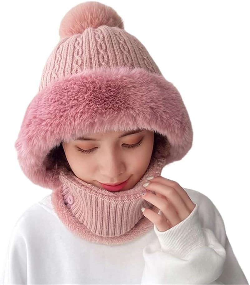 Balaclava Ski Hat Wind-Resistant Hat Cap Scarf for Women and Men - Face Cover for Cold Weather Gear