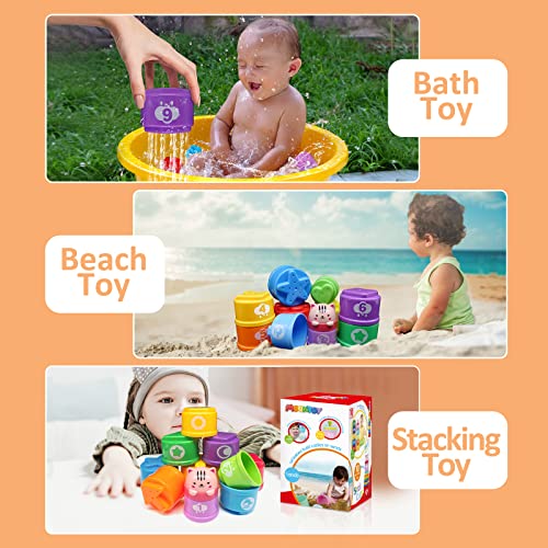 Moontoy Baby Stacking Cups Toys For Toddlers #TOP4