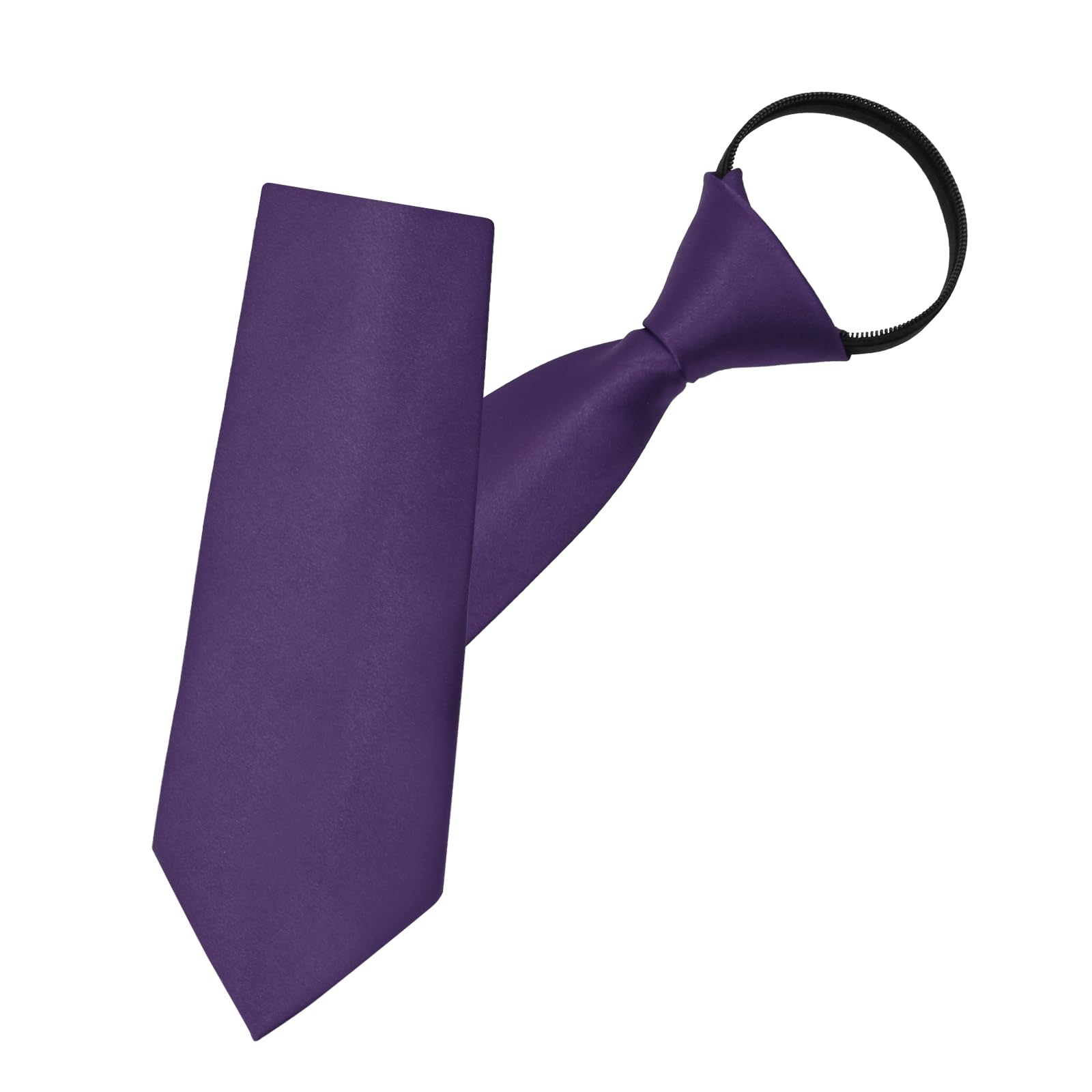 Mantieqingway Pre-tied Adjustable Zipper Neck Ties for Men 3.15' 'Mens Necktie for Office Graduation School Uniforms