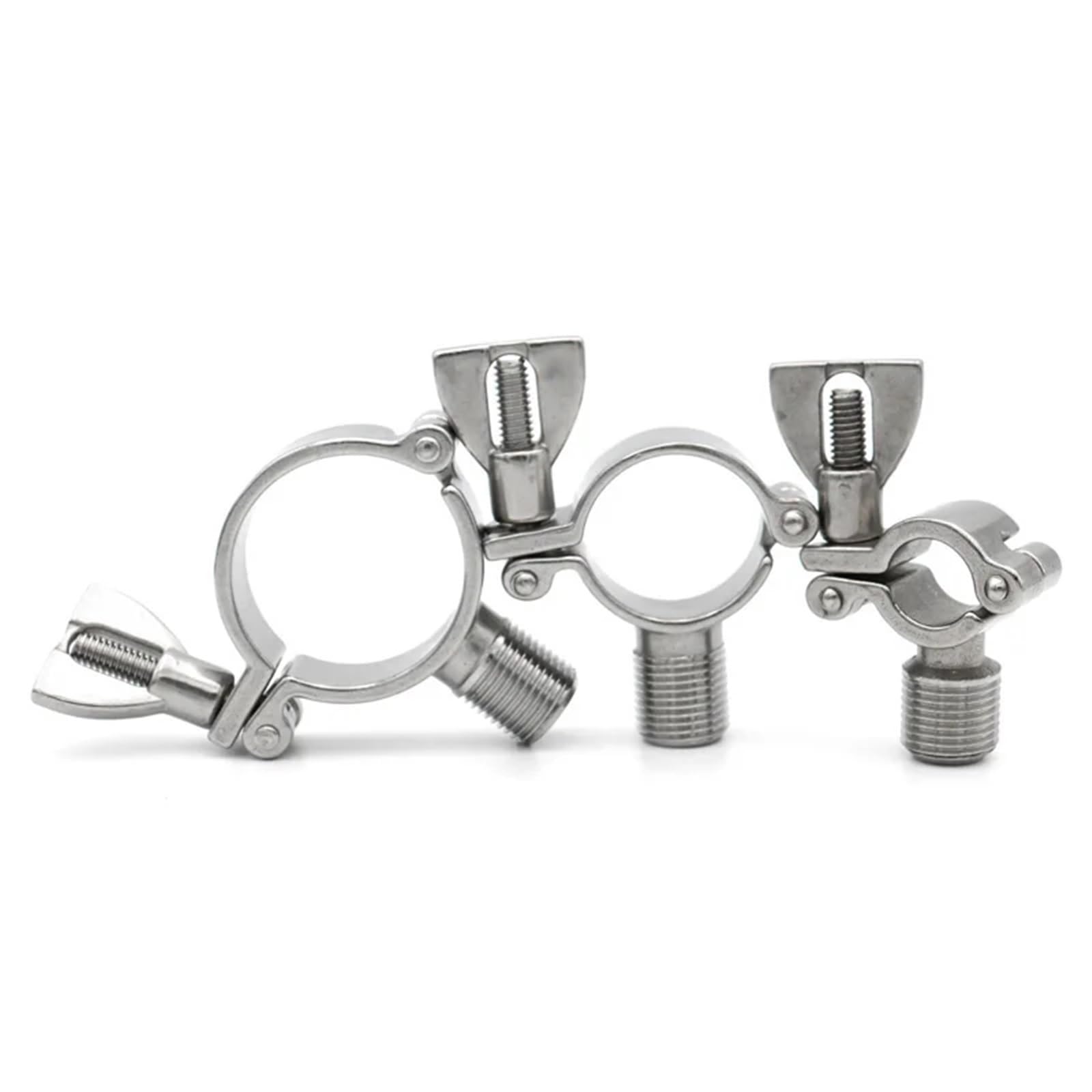 Soporte for tubos de alta resistencia con abrazaderas for soporte de tubos con rosca macho BSP de 1/2" Soporte for soporte de tubos de acero inoxidable 304 OD19 25 38 51 63 76 102 mm(Pipe OD 152mm)