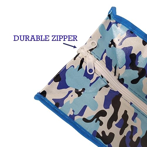iPEAK Storage Bags Heavy Duty Laundry Bag Waterproof Dust Resistant Reusable Double Zipper Bag for Moving House Clothing Wardrobe storage - Image 3
