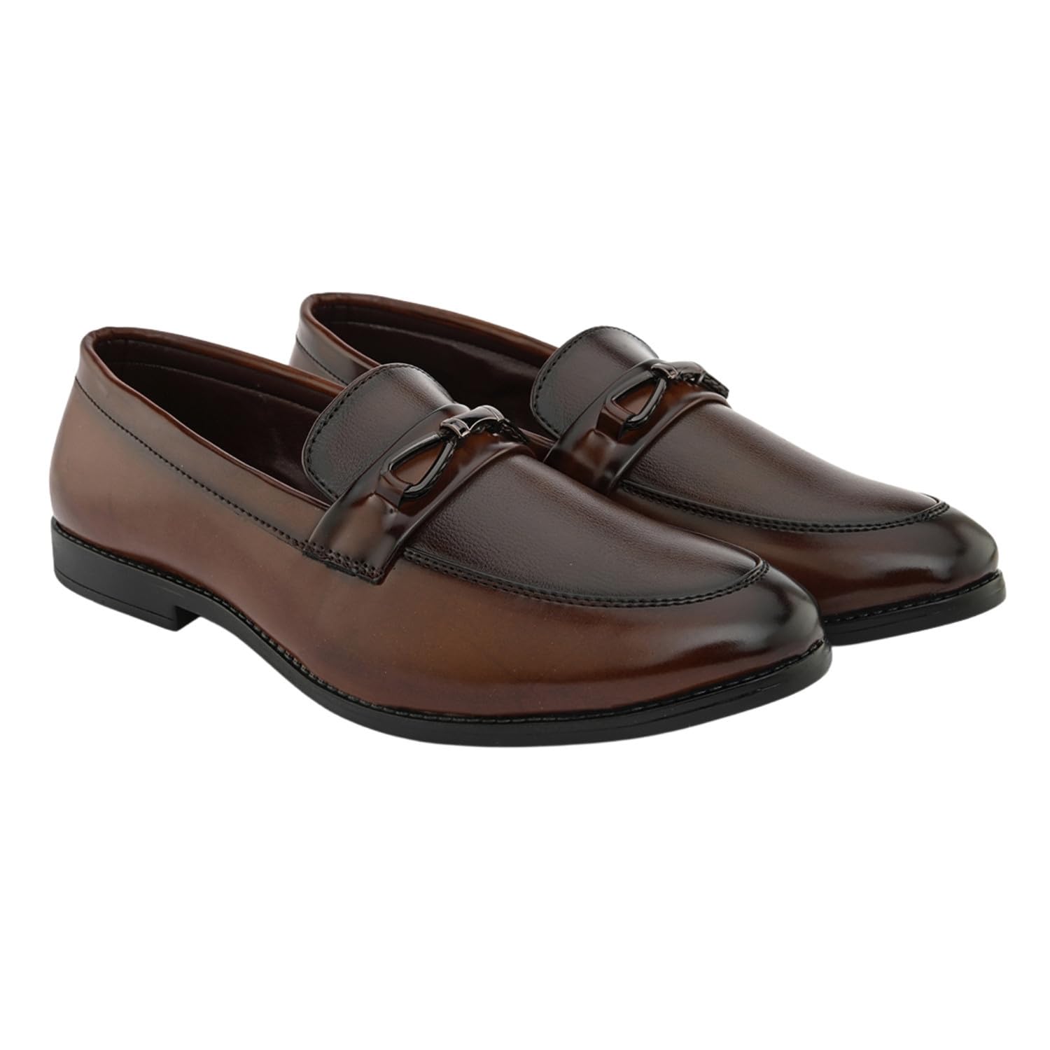 IMCOLUS Formal PU Material Slip-on Mocassion Shoes for Men | Brown Color | Size - 8 (B0DCP1M54F) Amazon Price History, Amazon Price Tracker