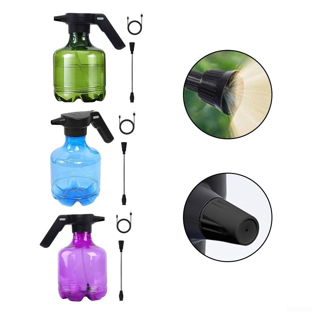 Pompa spruzzatore d'acqua portatile ad alta pressione, asta estesa, capacità 3 5L (viola)