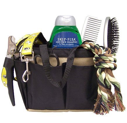 Pet Care Tote for Grooming, Care Supplies Dogs, Cats (Assorted Colors)