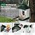 Smart Bird Feeder with Camera, AI Identify Bi rd Species Solar Powered,Full HD Live Video Bird Feeder Camera, 2.4Ghz WiFi, Instant Arrival Alerts - Best Gifts for Bi rd Lover