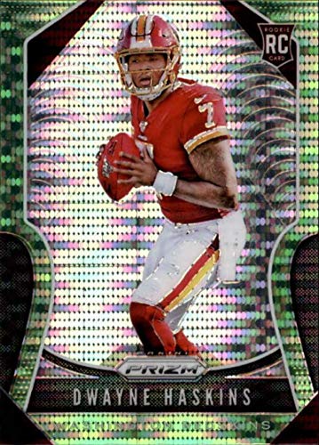 2019 Panini Prizm Prizm Neon Green #303 Dwayne Haskins Washington Redskins RC Rookie NFL Football Trading Card
