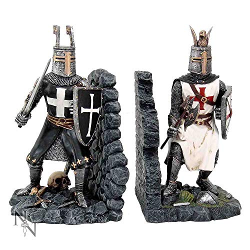 Nemesis Now The Duel Bookends 24cm Grey