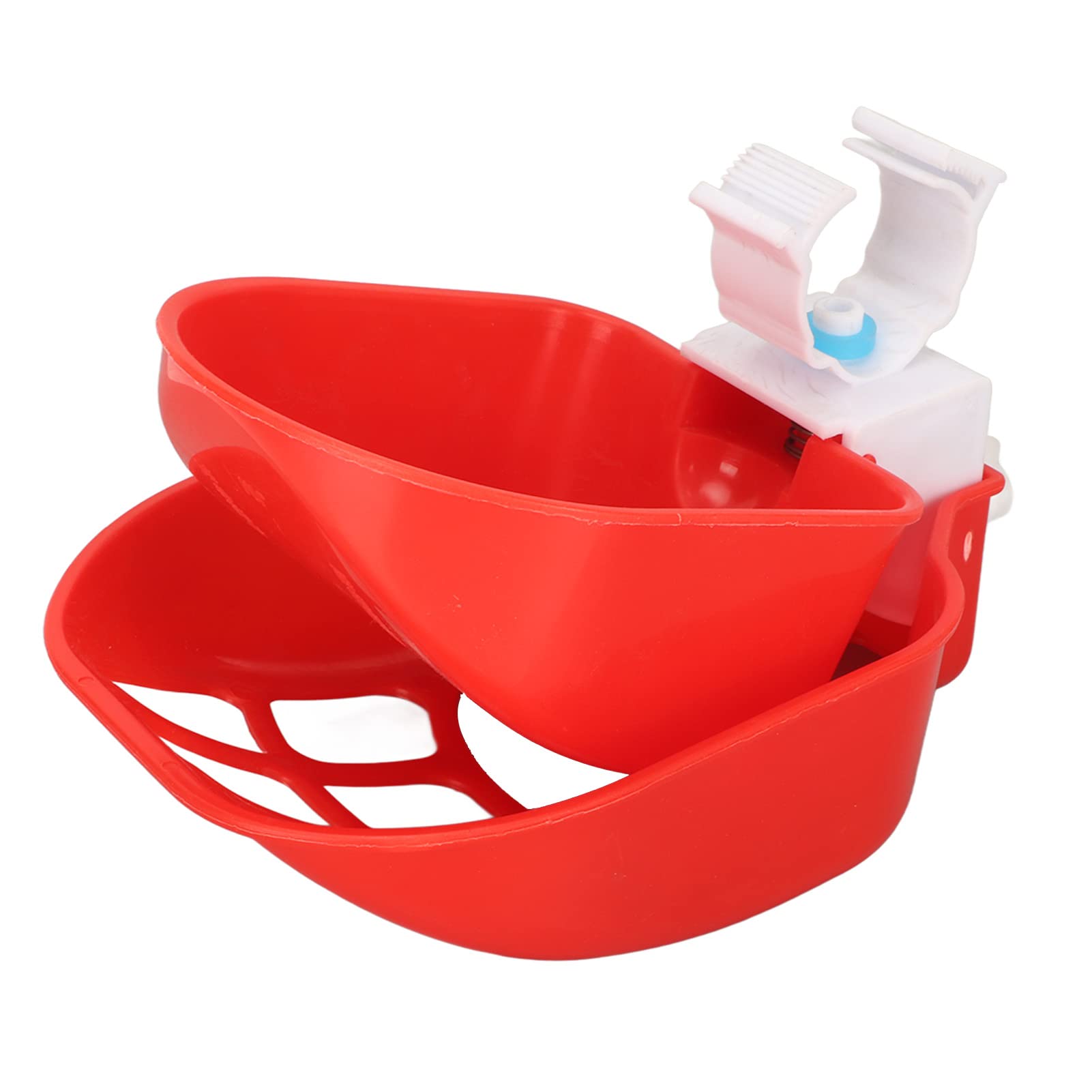 10 Vasos automáticos para Bebedero de Pollo, alimentador de Agua para Aves de Corral con Red para Pollitos, Pato, Ganso, Pavo, Conejito, Fuente de plástico para Jaula de Pollo,