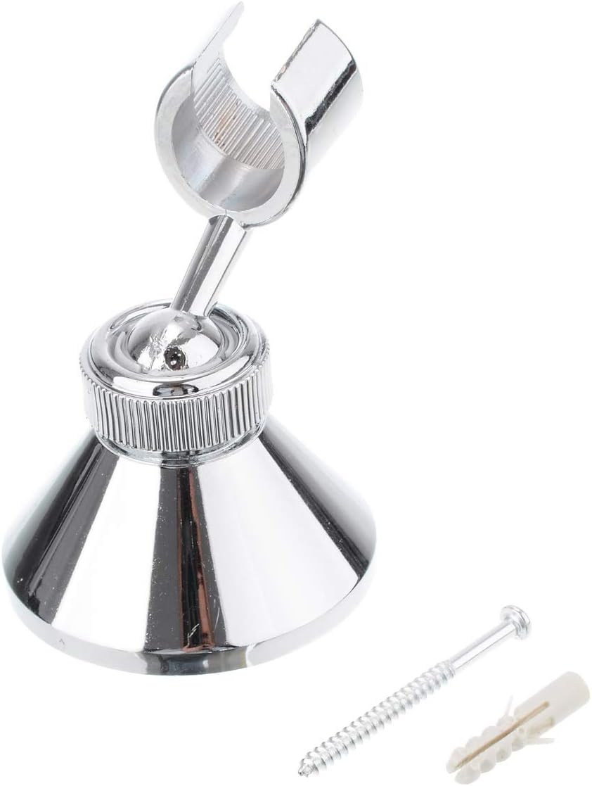 Bathroom Adjustable Shower Rack Bracket Sprayer Holder Wall Mounted Accessory