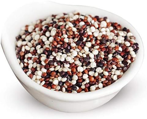 OUYANGHENGZHI Qinghai Cereals Coarse Food Grain Red White Black 3-Color Quinoa 三色藜麦 (8.8oz)