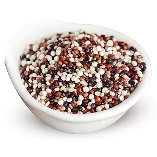 Ouyanghengzhi Qinghai Cereals Coarse Food Grain Red White Black 3-Color Quinoa 三色藜麦 (8.8Oz) #TOP1