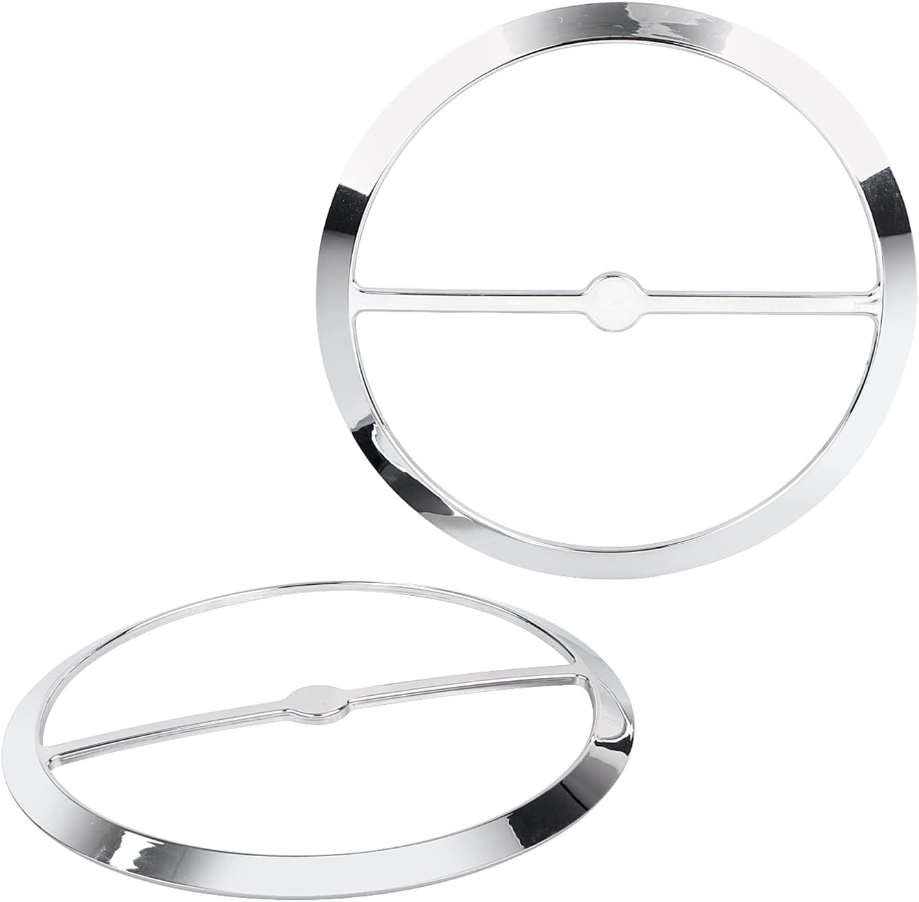 2 Cubiertas de Parlantes Cromadas para Harley Touring Electra Glide 2014-2023