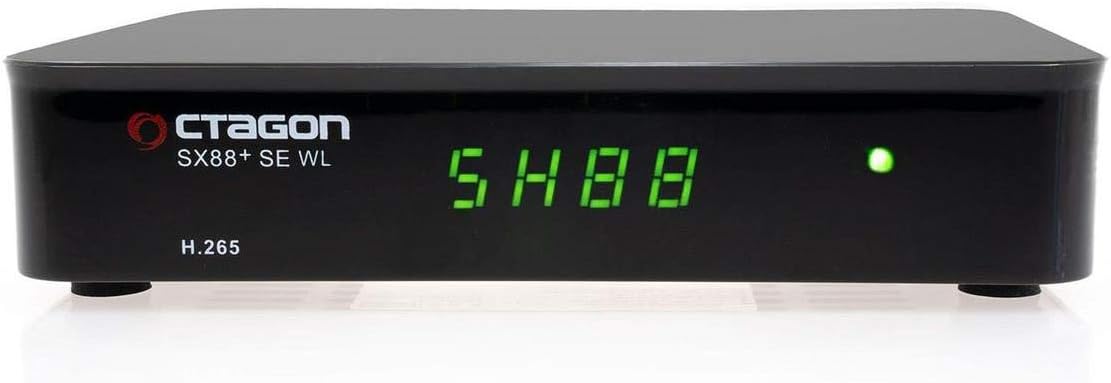 Octagon SX88+ Receiver, SE WL CA HD HEVC, Full HD Stalker, IPTV Multi-Stream, WiFi, SAT DVB-S2 Receiver