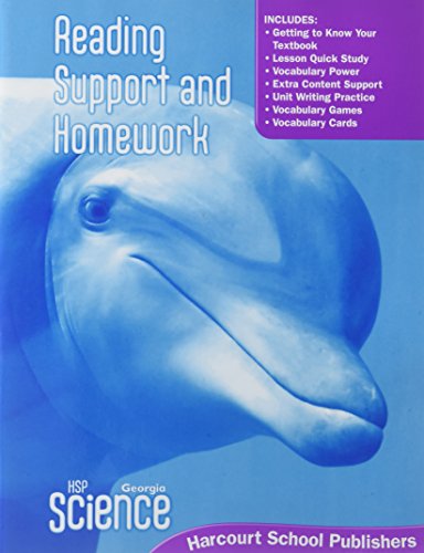Science, Grade 2 Reading Support & Homework: Harcourt School Publishers Science Georgia (Hsp Sci 09)