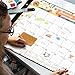 Desk Calendar 2026-2026 Desk Calendar Large 22x17, 18 Mouths From January 2026 to June 2027, 22