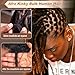 Premium Afro Kinky Bulk Human Hair 100%, Afro Kinkys Human Hair Bulk For Dreadlock Extensions, Repair Locs, Create dreadlocks. Can Dye and Bleach, 8 Inch 30g/pack